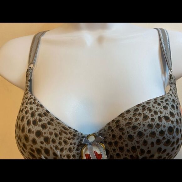 Lacy women’s leopard Design Sexy Push Up Bra 36B - Picture 2 of 12
